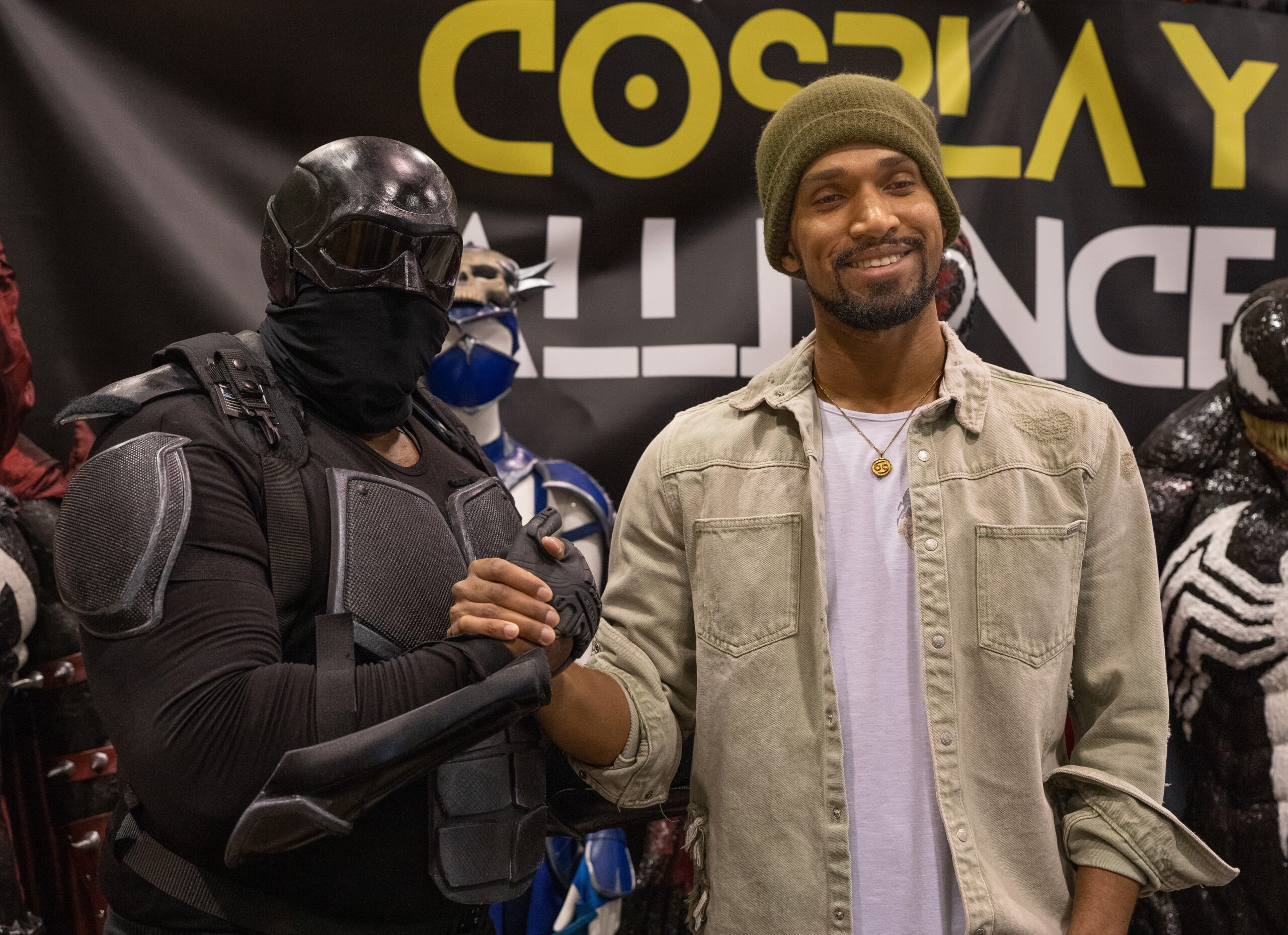 Nathan Mitchell at Cosplay Alliance booth (Toronto Comic-Con 2023)